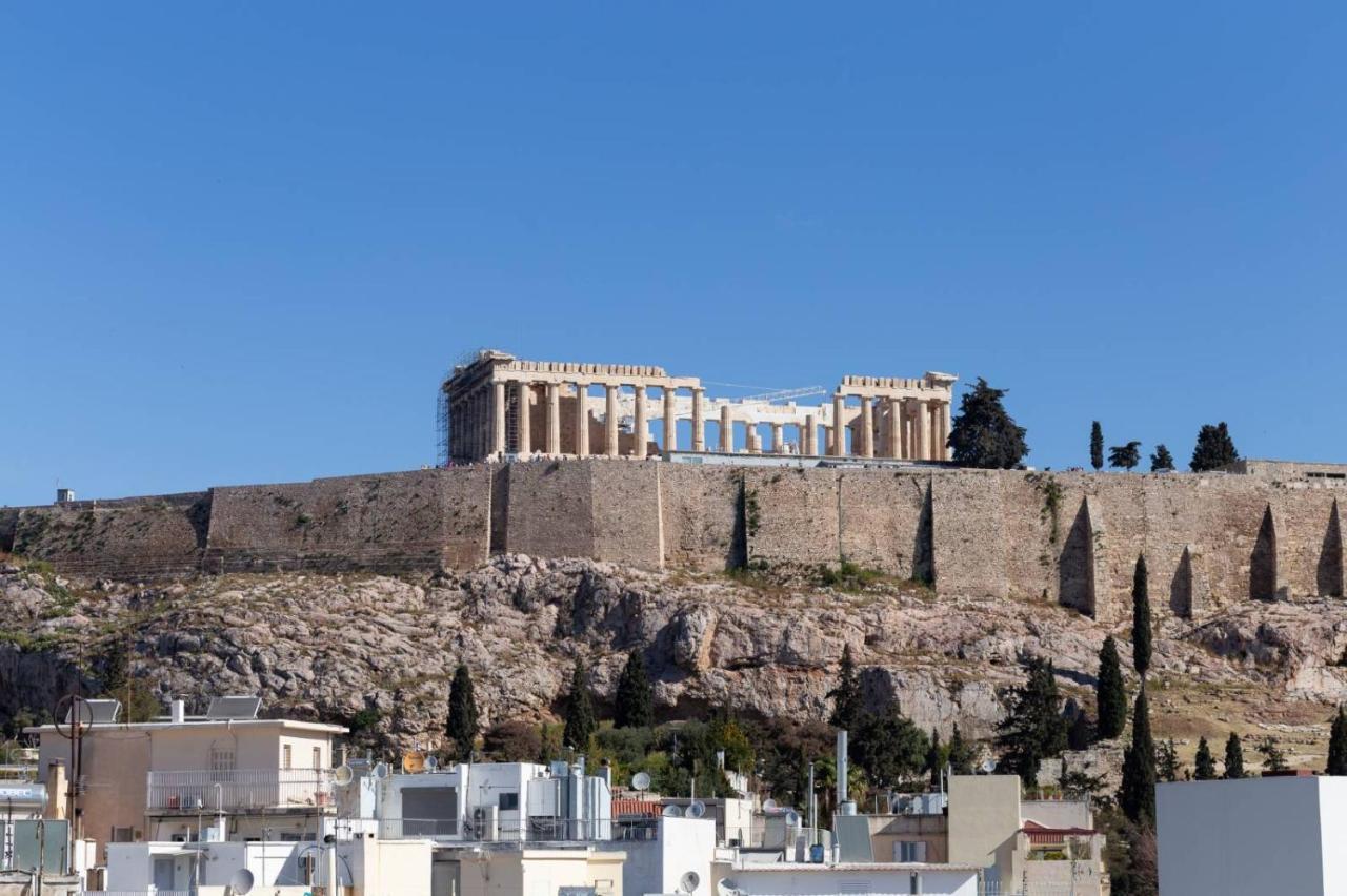 Ferienwohnung Acropolis Ancient World - 5 Minutes From Subway And Acropolis Museum Athen Exterior foto
