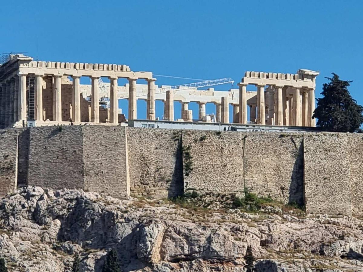 Ferienwohnung Acropolis Ancient World - 5 Minutes From Subway And Acropolis Museum Athen Exterior foto