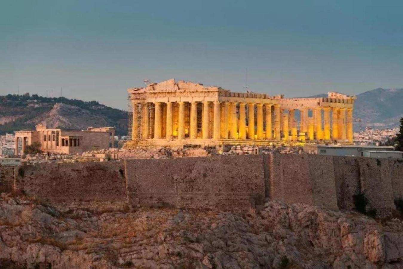 Ferienwohnung Acropolis Ancient World - 5 Minutes From Subway And Acropolis Museum Athen Exterior foto