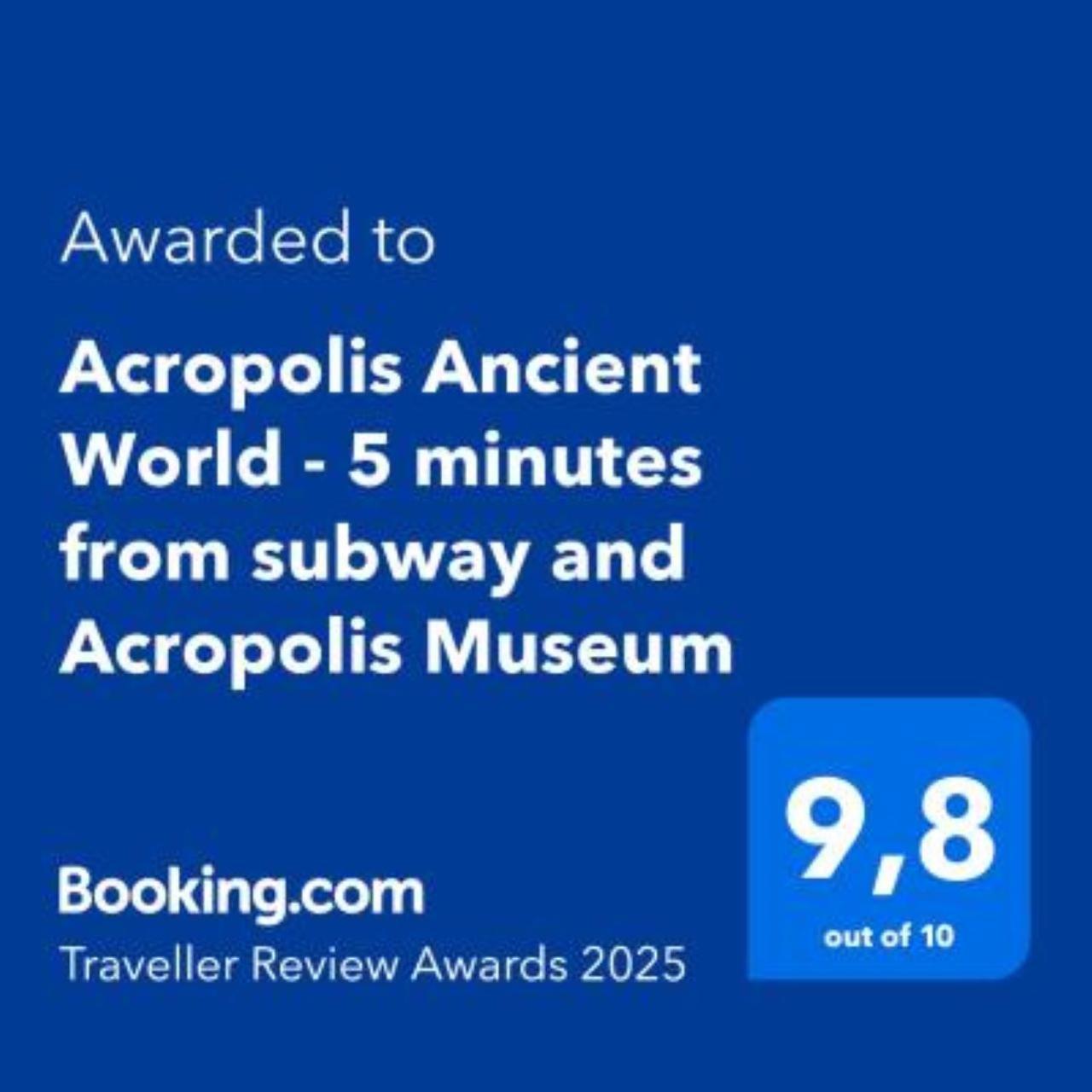 Ferienwohnung Acropolis Ancient World - 5 Minutes From Subway And Acropolis Museum Athen Exterior foto